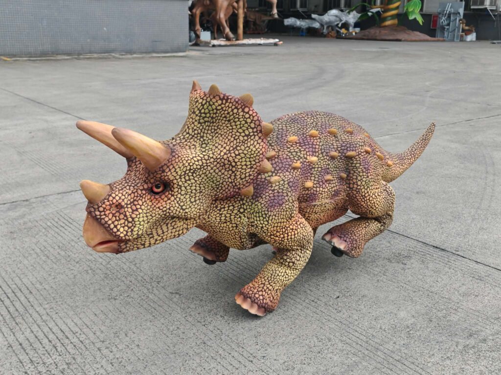 triceratops robotic dinosaur party entertainment connecticut interactive