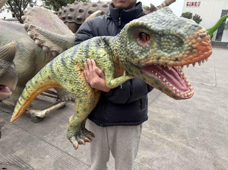 t-rex puppet dinosaur party entertainment connecticut birthday celebration