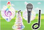 Banner designed for a musical event