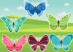 Butterfly signage designs