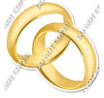 Locked rings design with watermark