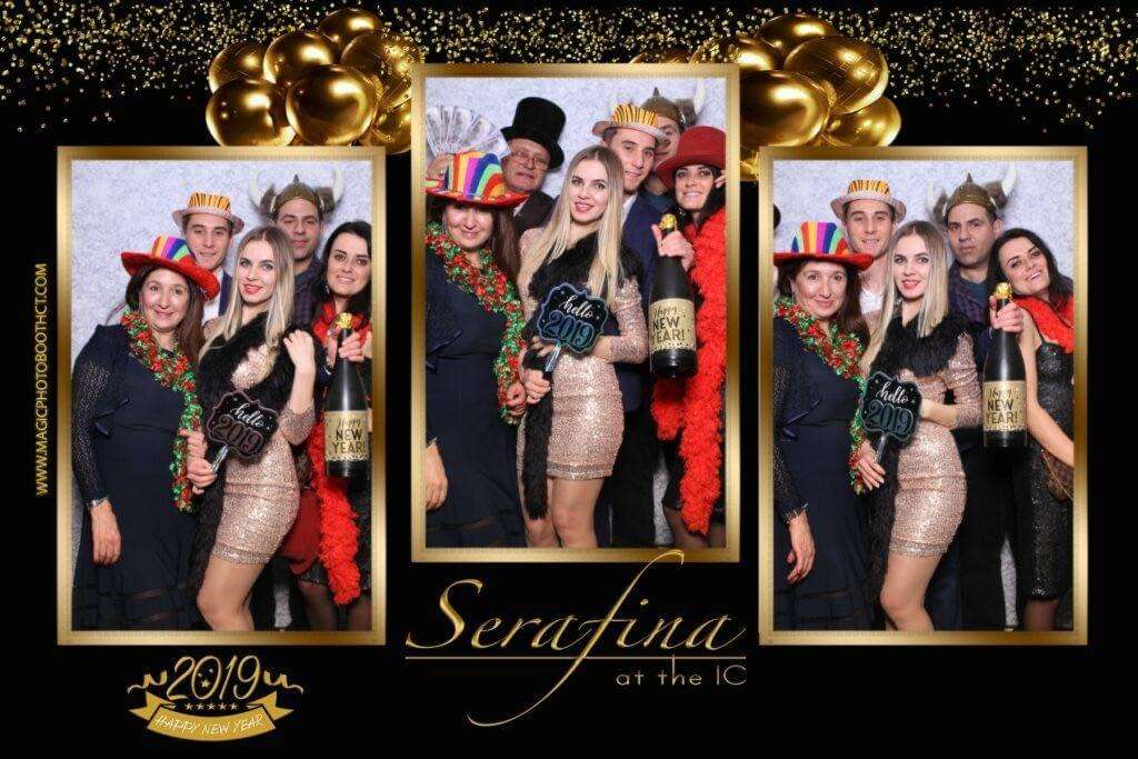 photo booth rental connecticut corporate event holiday party branded photos