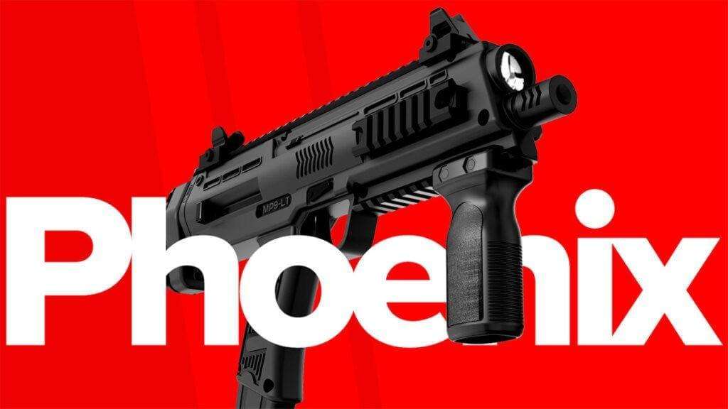 LaserWar Phoenix tactical laser tag blaster with head sensor and red dot sight for competitive battles ages 8 and up at Rolling Video Games Connecticut parties