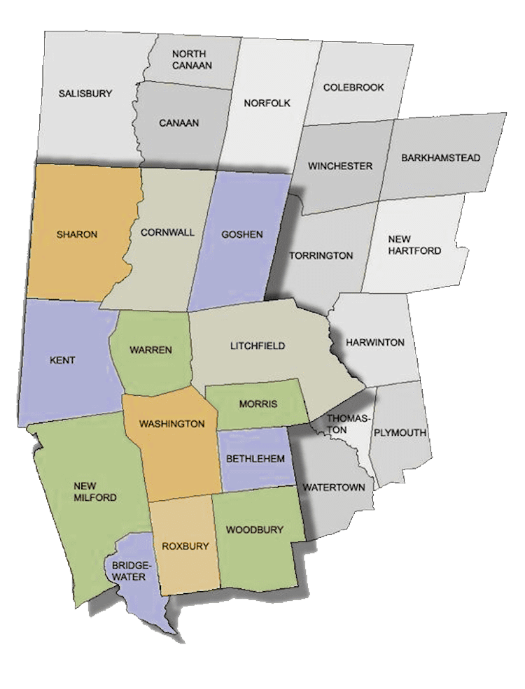 Litchfield County CT Service Area of Rolling Video Games